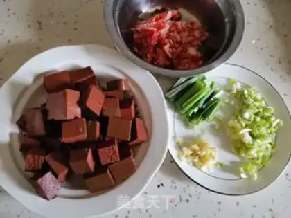 Make Duck blood step 0