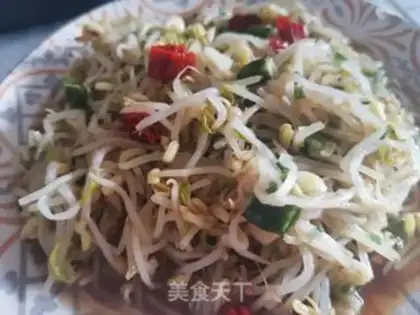 Make Cold bean sprouts step 8