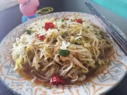 Make Cold bean sprouts step 11