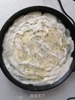 Make Sesame eggcake step 4
