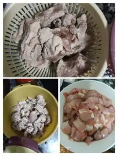 Make Dry pan ribs and rabbits step 0