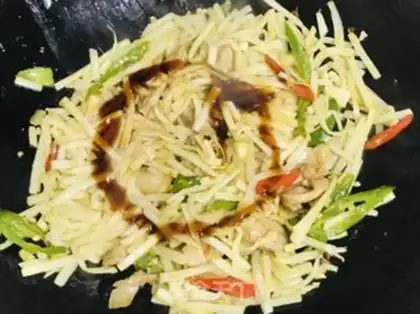 Make Fresh fried meat step 7