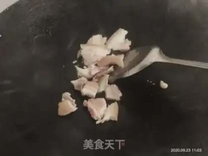 Make Pyramid fried pork step 5