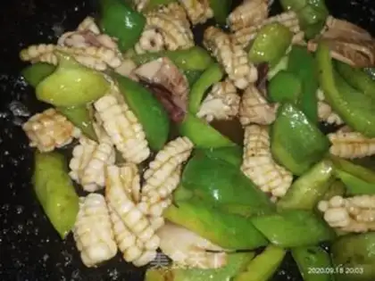 Make Squid pepper step 10