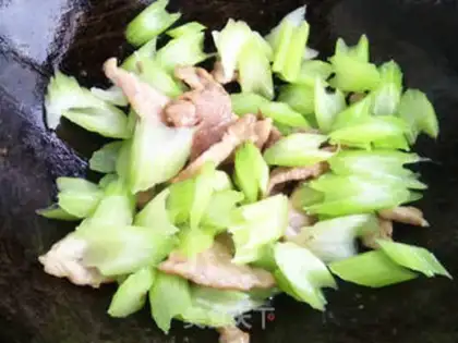 Make Celery and meat step 6
