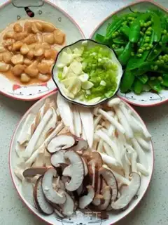 Make Fresh veggie mushrooms and sweet beans step 4