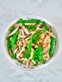 Make Fresh veggie mushrooms and sweet beans step 6