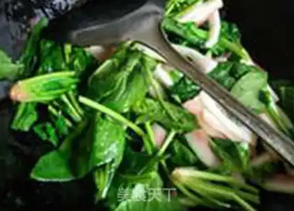 Make Watermelon, spinach step 5