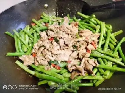 Make Beef with beans step 6