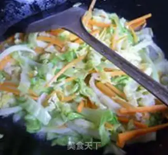 Make A cabbage and a fan step 7