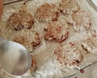 Make oatmeal cookies step 5