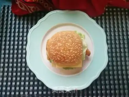 Make Chicken steak cheeseburger step 9