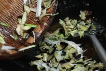 Make Meat and eggplant dumplings step 12