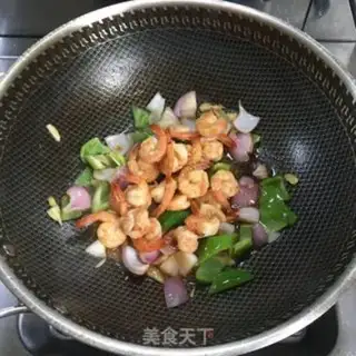 Make Shrimp onions step 4