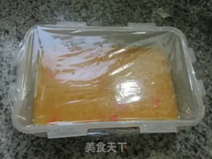 Make Crab stick chicken cake step 8
