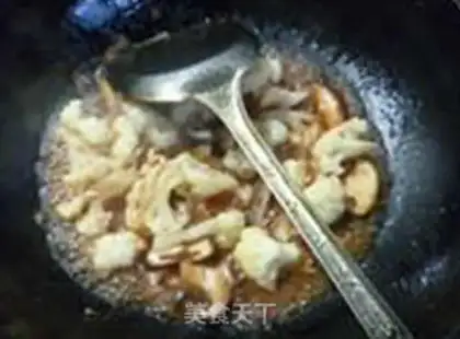 Make Seafood, mushrooms step 9