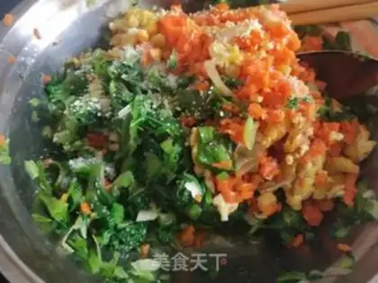 Make The cabbage carrot bun step 6