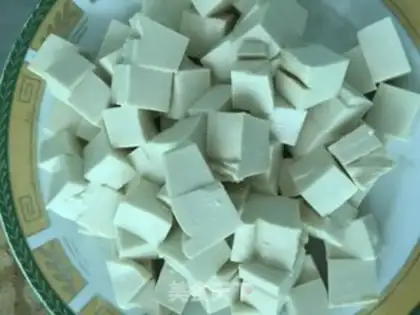 Make Spicy tofu step 1
