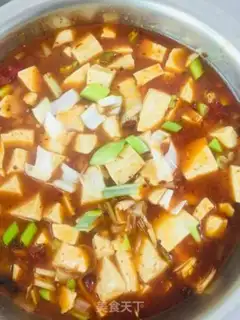 Make Spicy tofu step 2