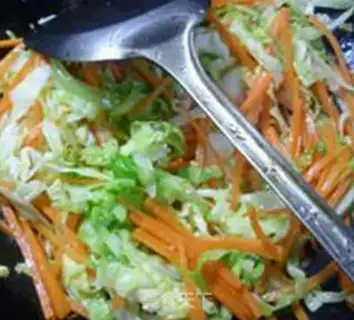 Make Carrots and cabbage potatoes step 8
