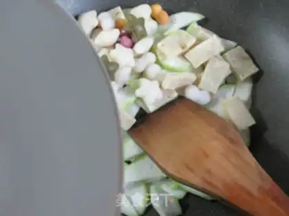Make Shrimp cakes and veggies step 2