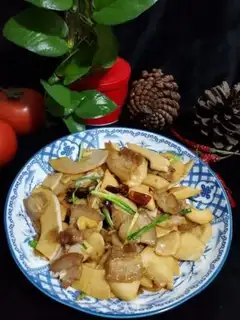 Make Five flowers and bamboo step 9