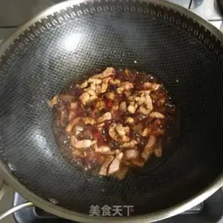 Make Pumpkin fried meat step 4