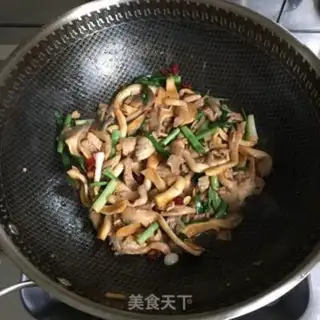 Make Pumpkin fried meat step 6
