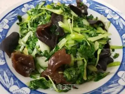 Make ♪ The greens make black moor ♪ step 4