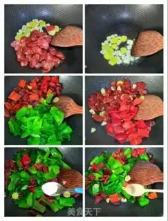 Make Sausage pepper mustard step 4