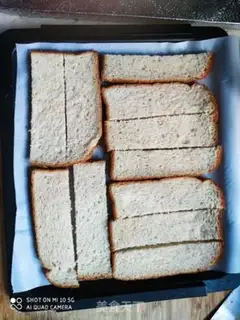 Make Olive oil toast step 2