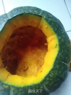 Make Pumpkin rice step 1