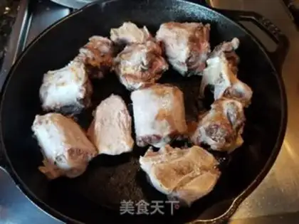 Make Red-burned cowtails step 1