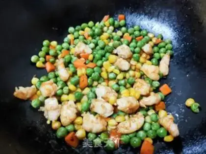 Make Peas and shrimp step 6