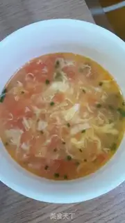 Make Tomato egg soup step 8