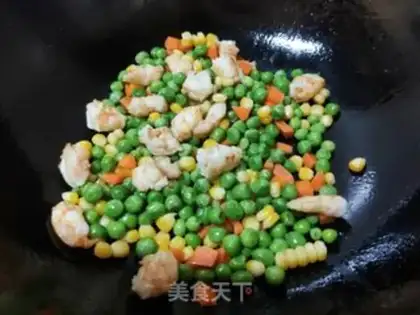 Make Peas and shrimp step 8