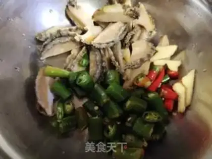 Make Pepper fried abalone step 0