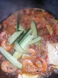 Make Boiled shrimp step 4