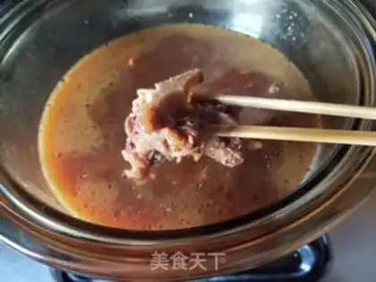 Make Red-burned cowtails step 5