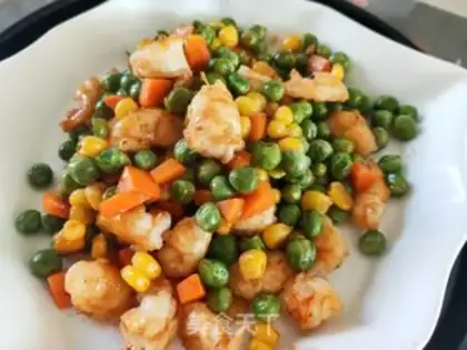 Make Peas and shrimp step 9