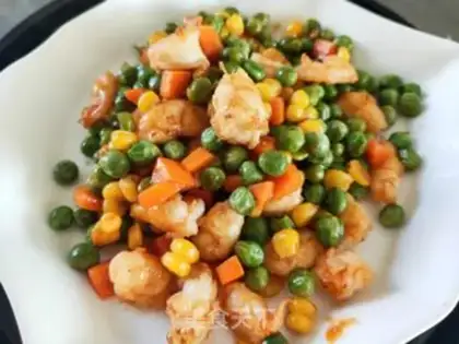 Make Peas and shrimp step 11