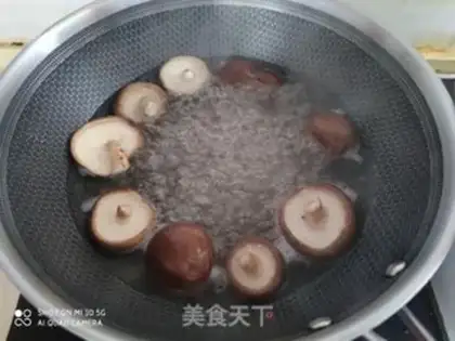 Make Porridge meatballs step 1