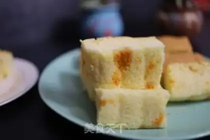 Make Egg yolk early cake step 0