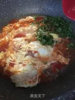 Make Sea cucumber tomato egg soup step 12