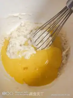 Make Egg yolk early cake step 3