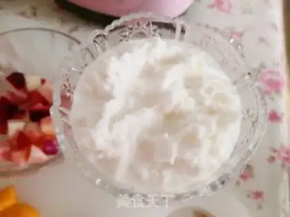 Make Fruit and milk ice cream step 5