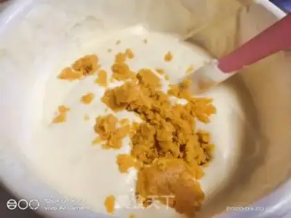 Make Egg yolk early cake step 8