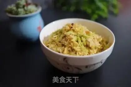Make Snack egg fried rice step 0