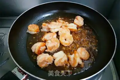 Make Thai sweet shrimp step 7