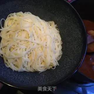 Make Chicken soup and bamboo step 5